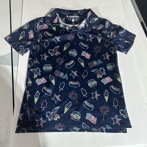 Chubbies Kids The Patriotic Light performance Polo 2.0